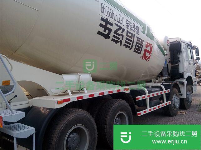 山東出售二手中國重汽豪沃攪拌車