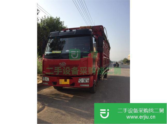 河南出售二手一汽解放J6高欄載貨車