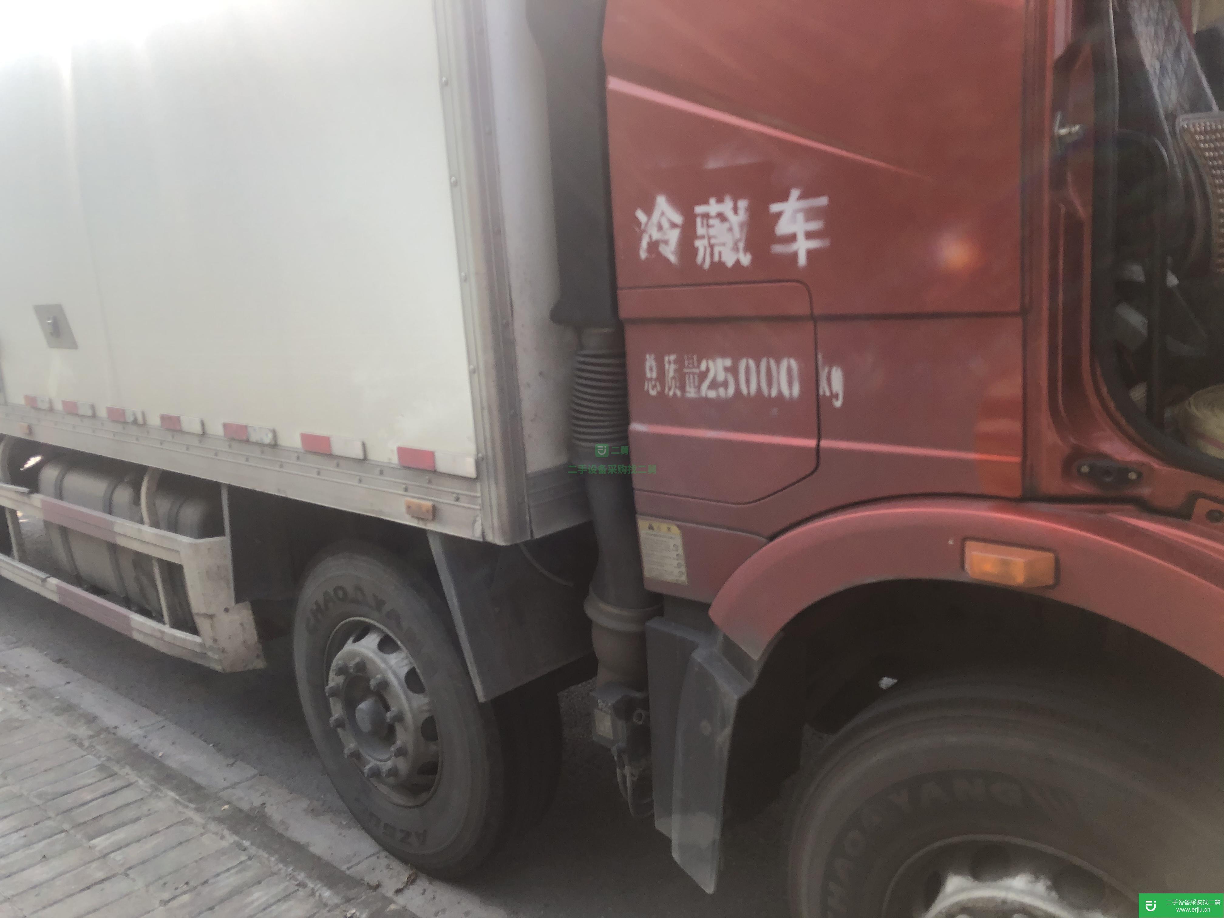 江西出售二手一汽解放冷藏車