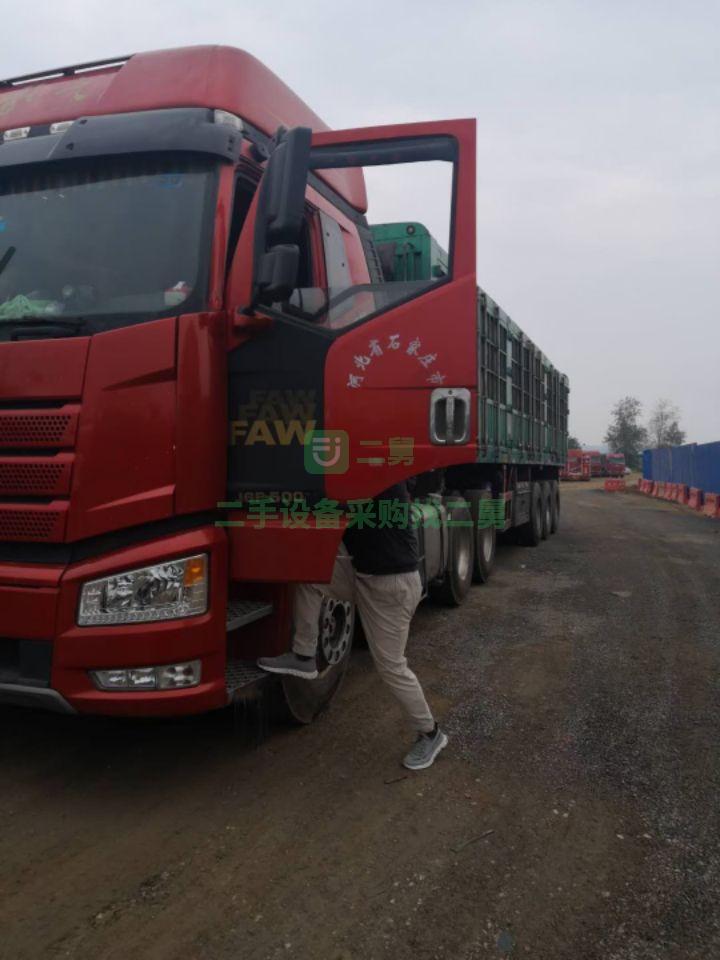 河北出售二手的一年九個月解放J6P/420馬力半掛車