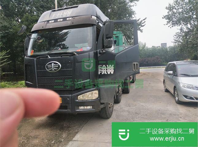 黑龍江出售二手一汽解放半掛車