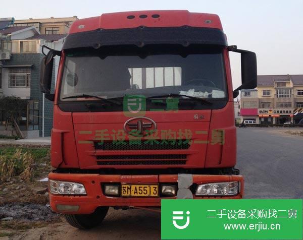 江蘇出售二手解放平板半掛車