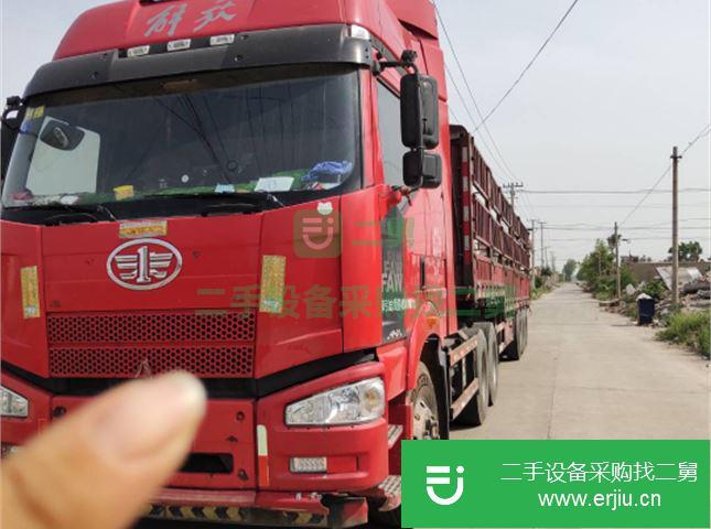 河南出售二手一汽解放半掛車