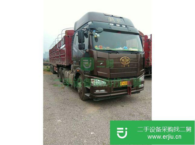 云南出售二手解放半掛車