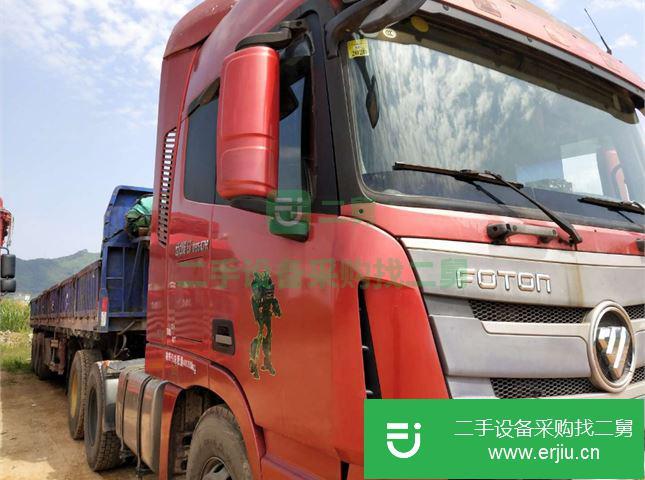 福建出售二手福田歐曼牽引車  385馬力