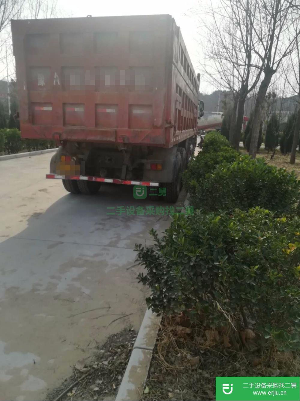 河南出售二手福田歐曼前四后八自卸車