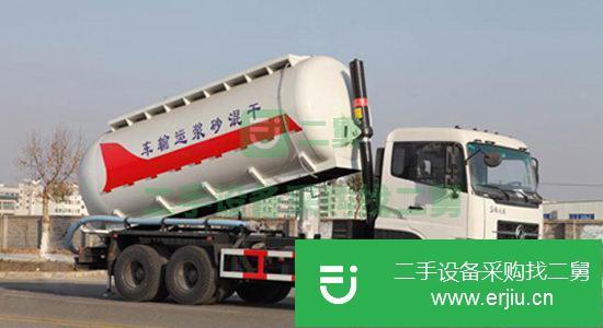 湖北出售二手舉升式干混砂漿運輸車