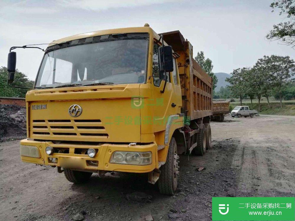 河南出售二手紅巖金剛后八輪自卸車