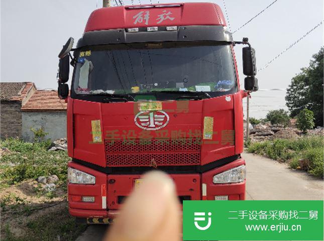 河南出售二手一汽解放半掛車