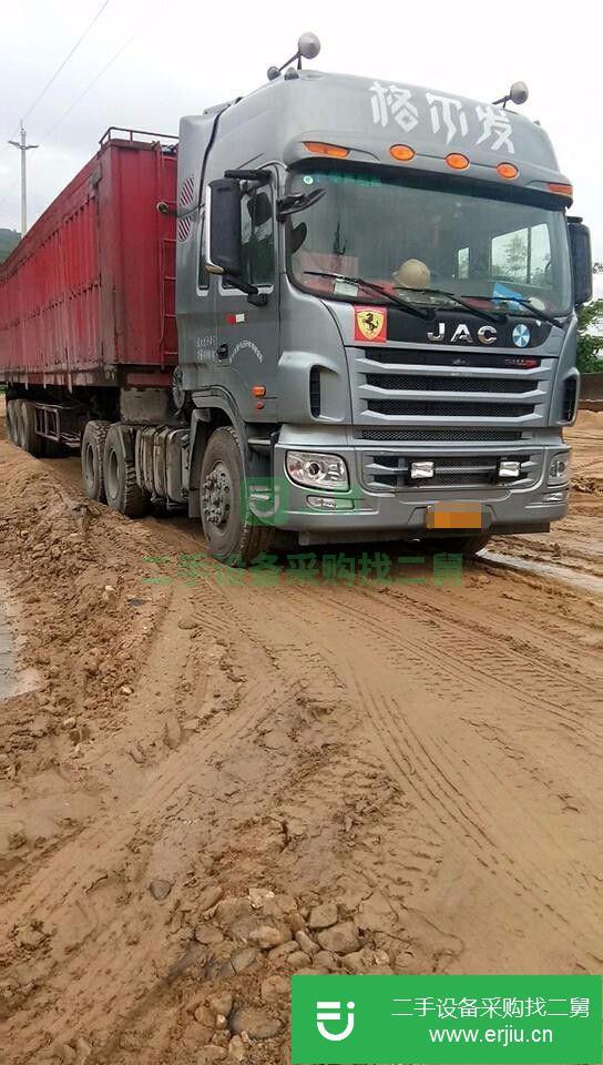 廣東出售二手江淮格爾發(fā)半掛車