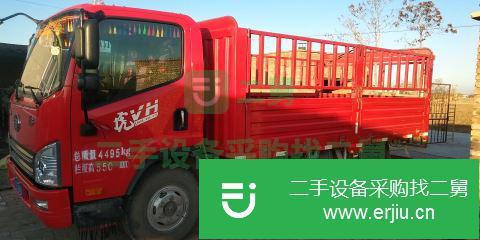 寧夏出售二手一汽解放高欄貨車