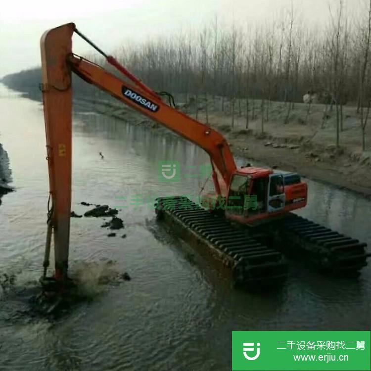 湖北出售二手的水路兩用挖掘機