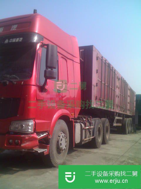 河南出售二手豪沃半掛車
