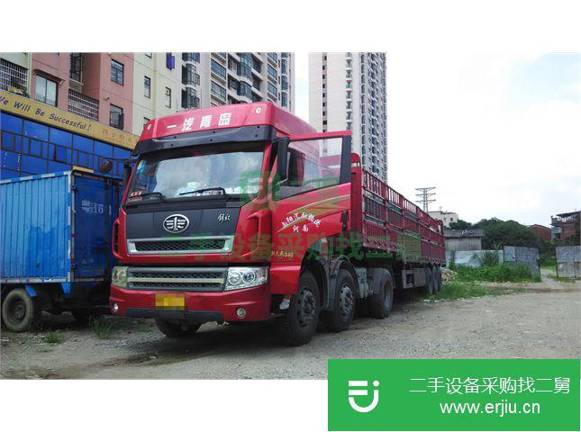 河南出售二手青島解放高欄貨車