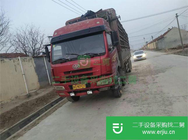 山東出售二手青島解放高欄貨車