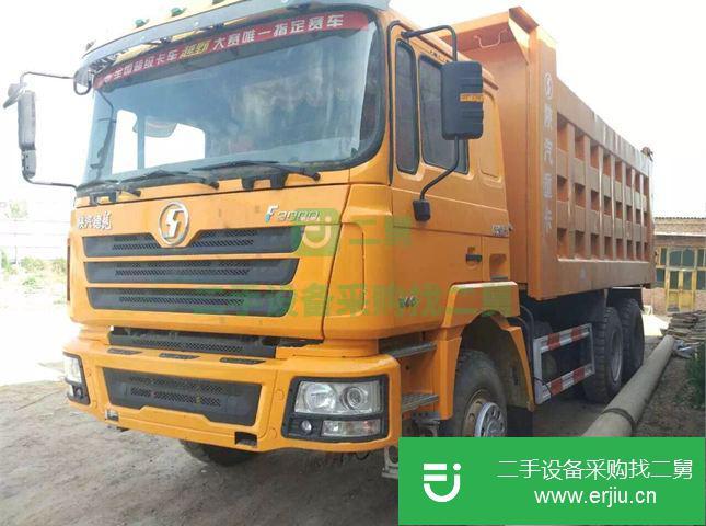 山西出售二手陜汽德龍后八輪工程車