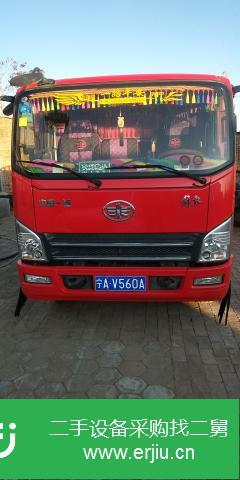 寧夏出售二手一汽解放高欄貨車