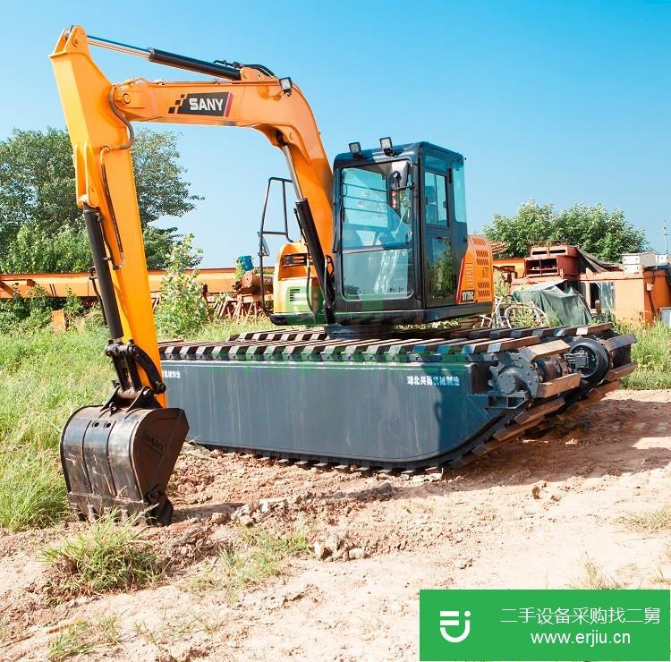 湖北出售二手的水路兩用挖掘機