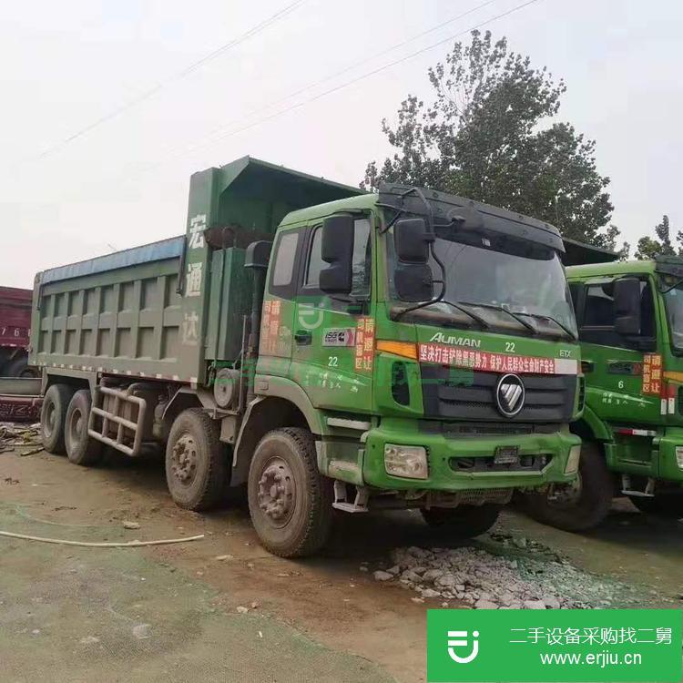 山東出售二手德龍后八輪自卸車