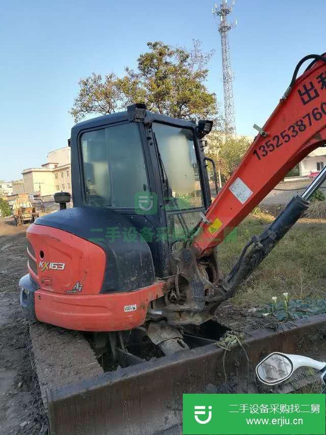 河南出售二手久保田KX163-5挖掘機