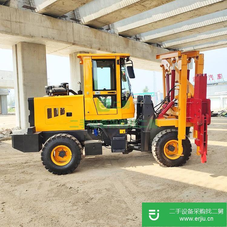 山東出售二手波形護欄打樁機