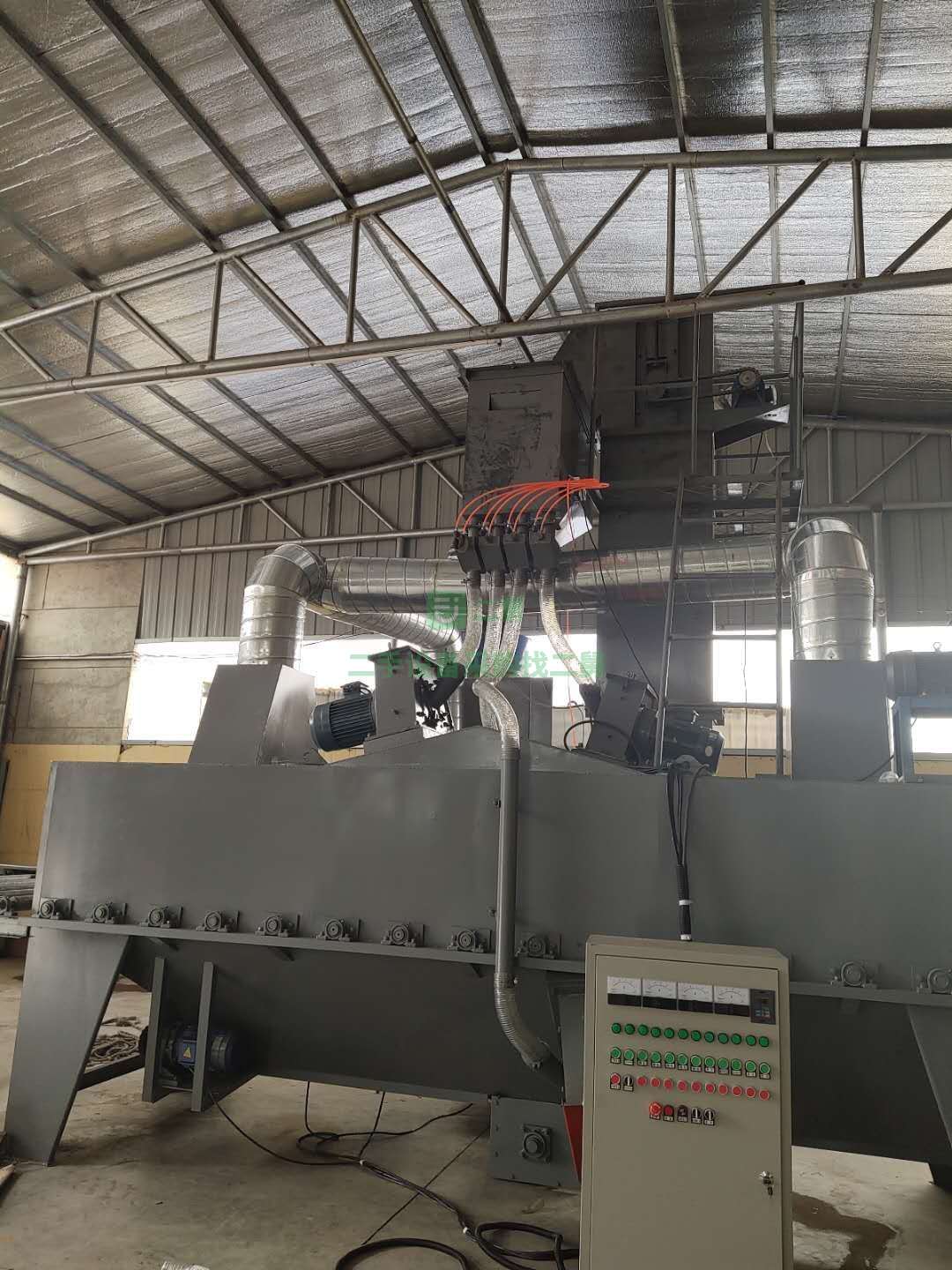 河北出售二手九成新的Q69鋼結構通過式拋丸機