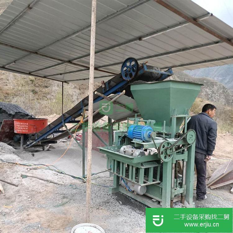 河南出售二手多功能免燒水泥制磚機