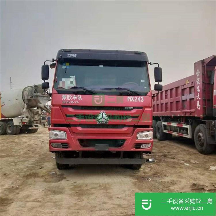 山東出售二手豪沃前四后八工程自卸車