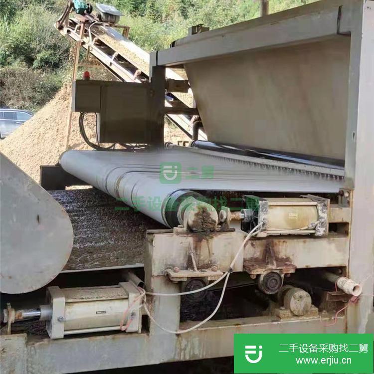 山東出售二手濃縮帶式污泥脫水壓濾機(jī)