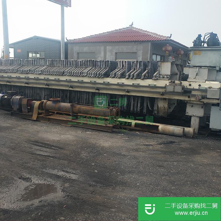 山東出售二手制動拉板箱式壓濾機