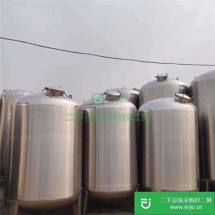 山東出售二手不銹鋼立式儲罐
