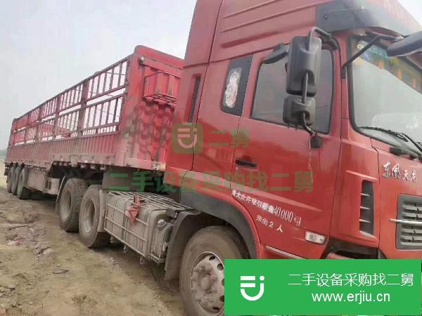 湖北出售二手東風天龍半掛車
