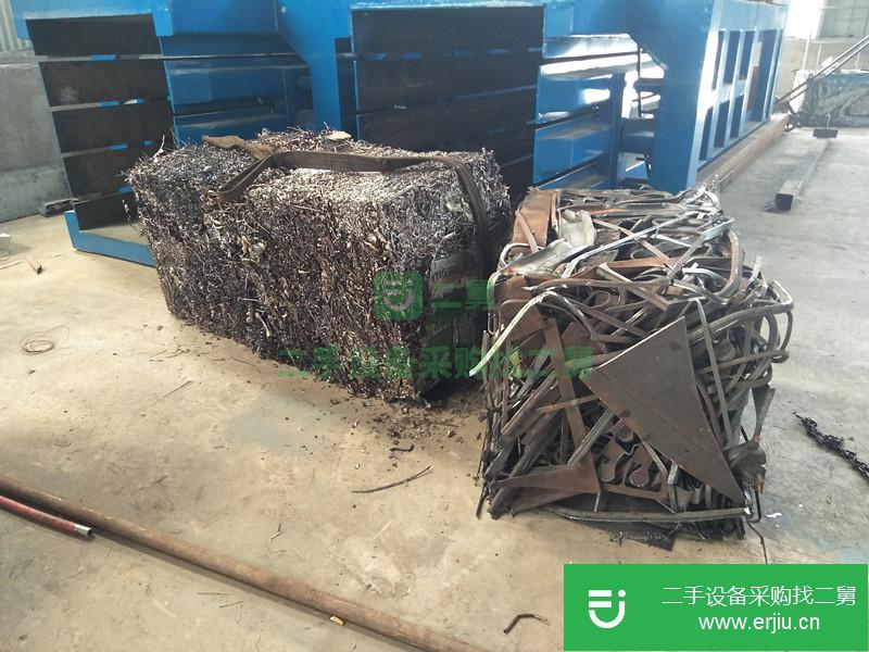河南出售二手金屬壓塊機
