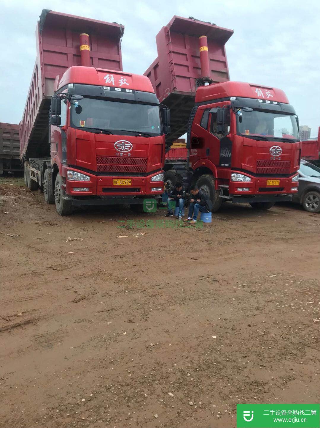 江西出售二手一汽解放J6P自卸車
