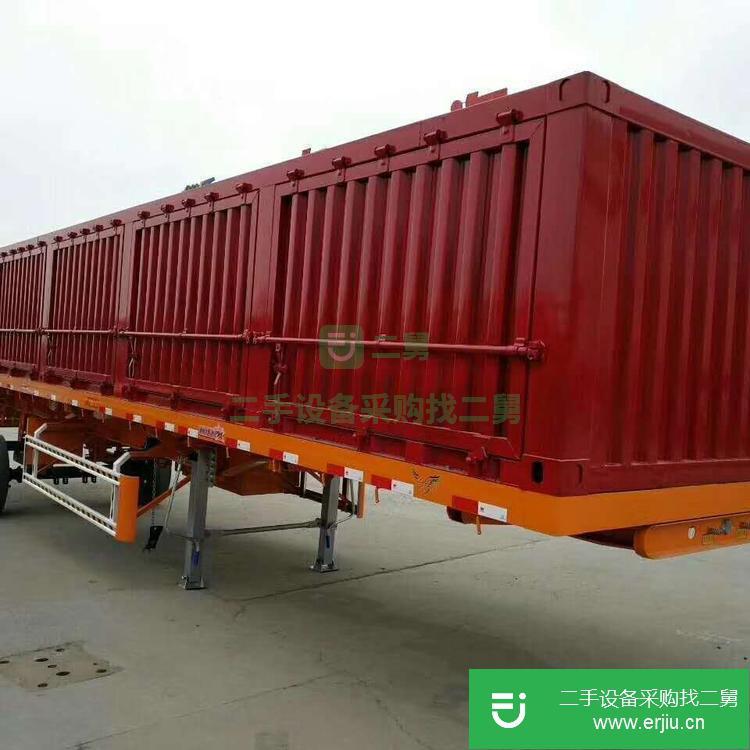 山東出售二手后翻自卸半掛車