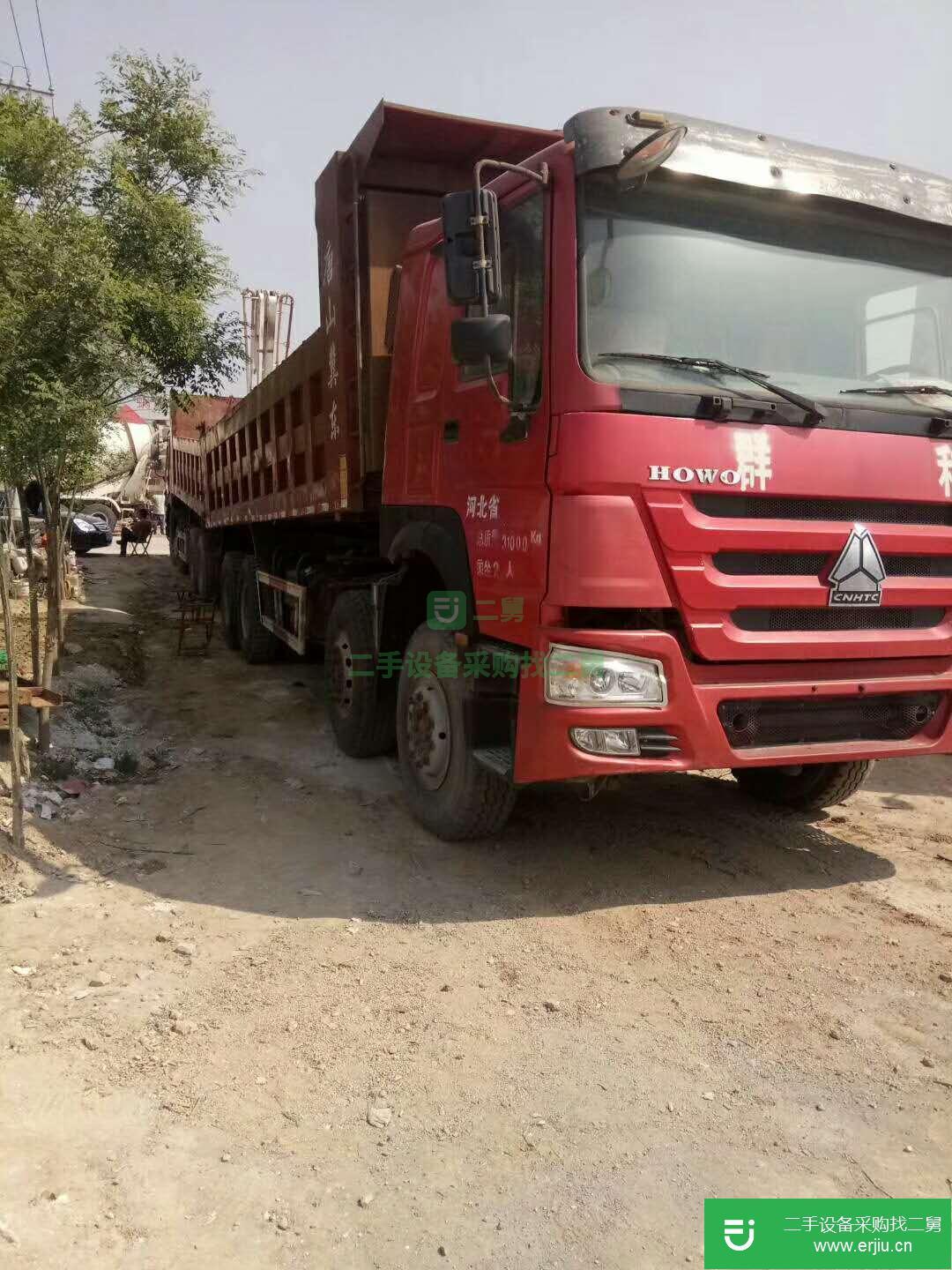 河南出售二手豪沃前四后八自卸車