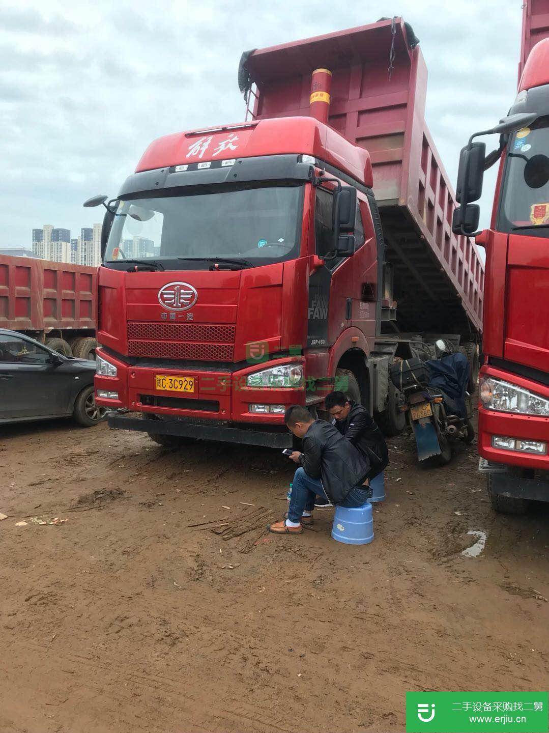 江西出售二手一汽解放J6P自卸車