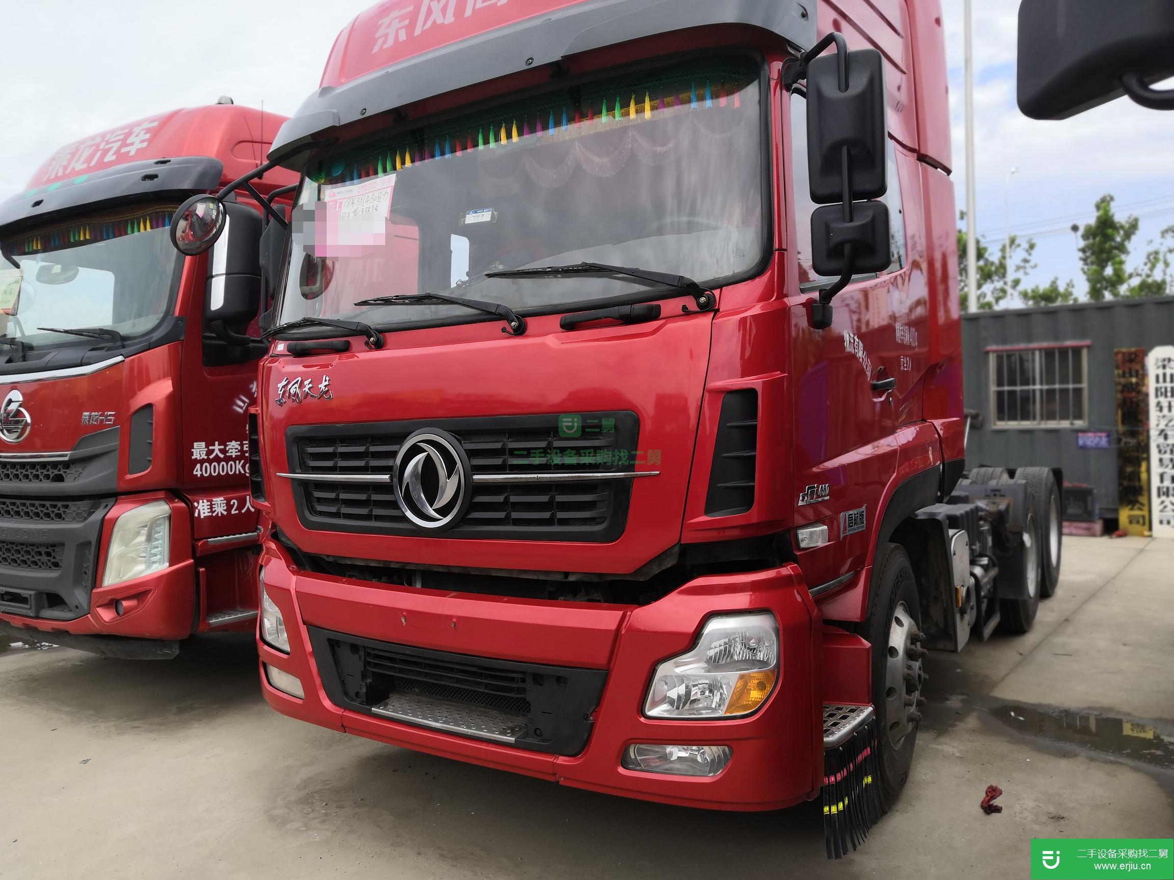 山東出售二手東風天龍牽引車