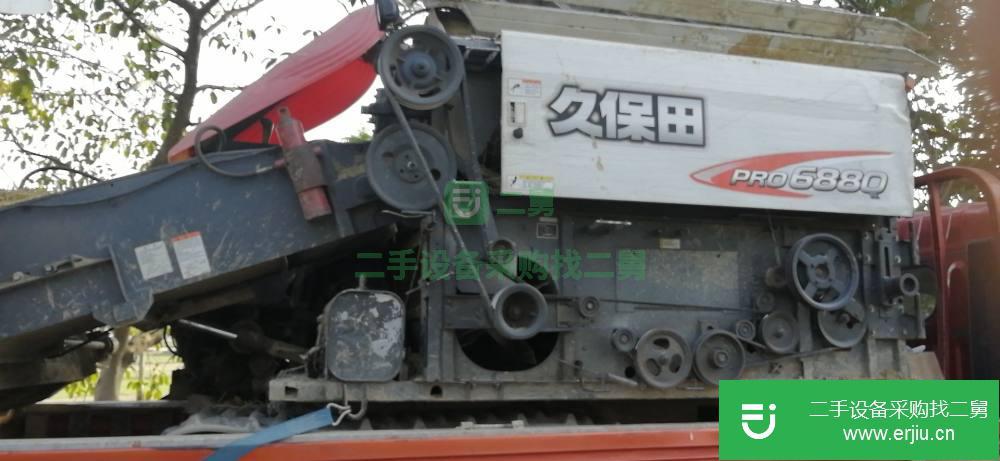 湖北出售二手久保田688Q收割機