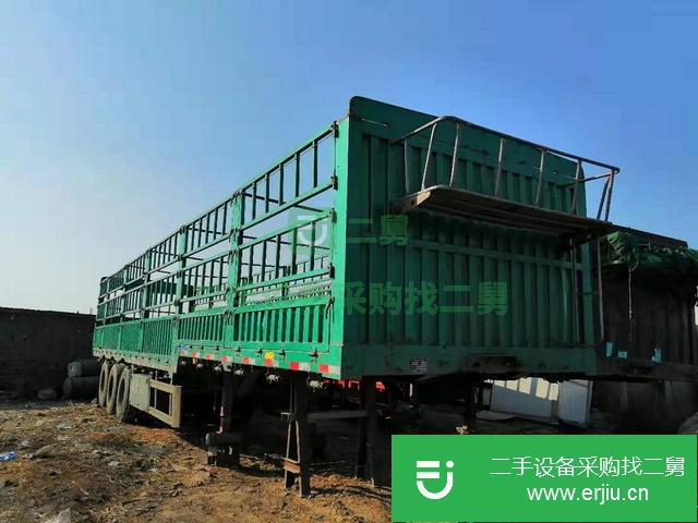 山東出售高低板高欄半掛車