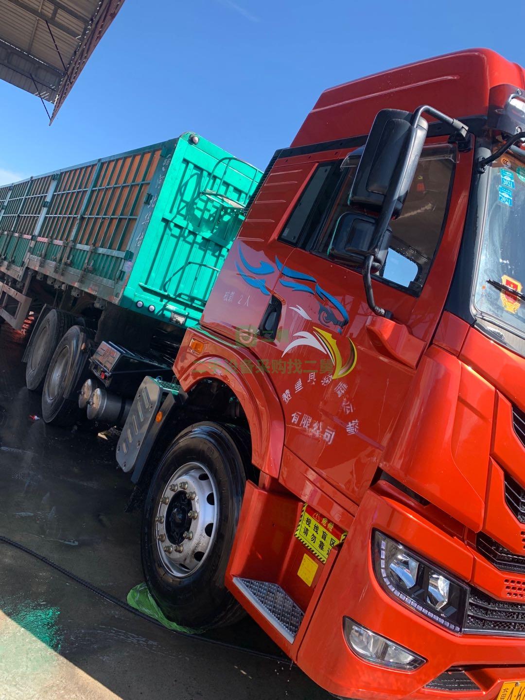 出售準(zhǔn)新車(chē)！三個(gè)半月雙胞胎準(zhǔn)新車(chē)2.0悍V420牽引車(chē)