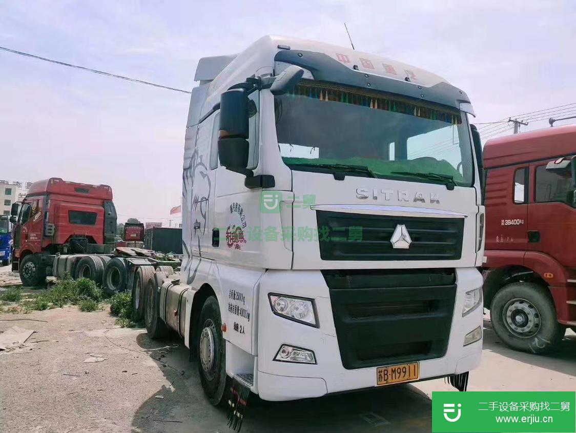 山東出售二手重汽汕德卡牽引車
