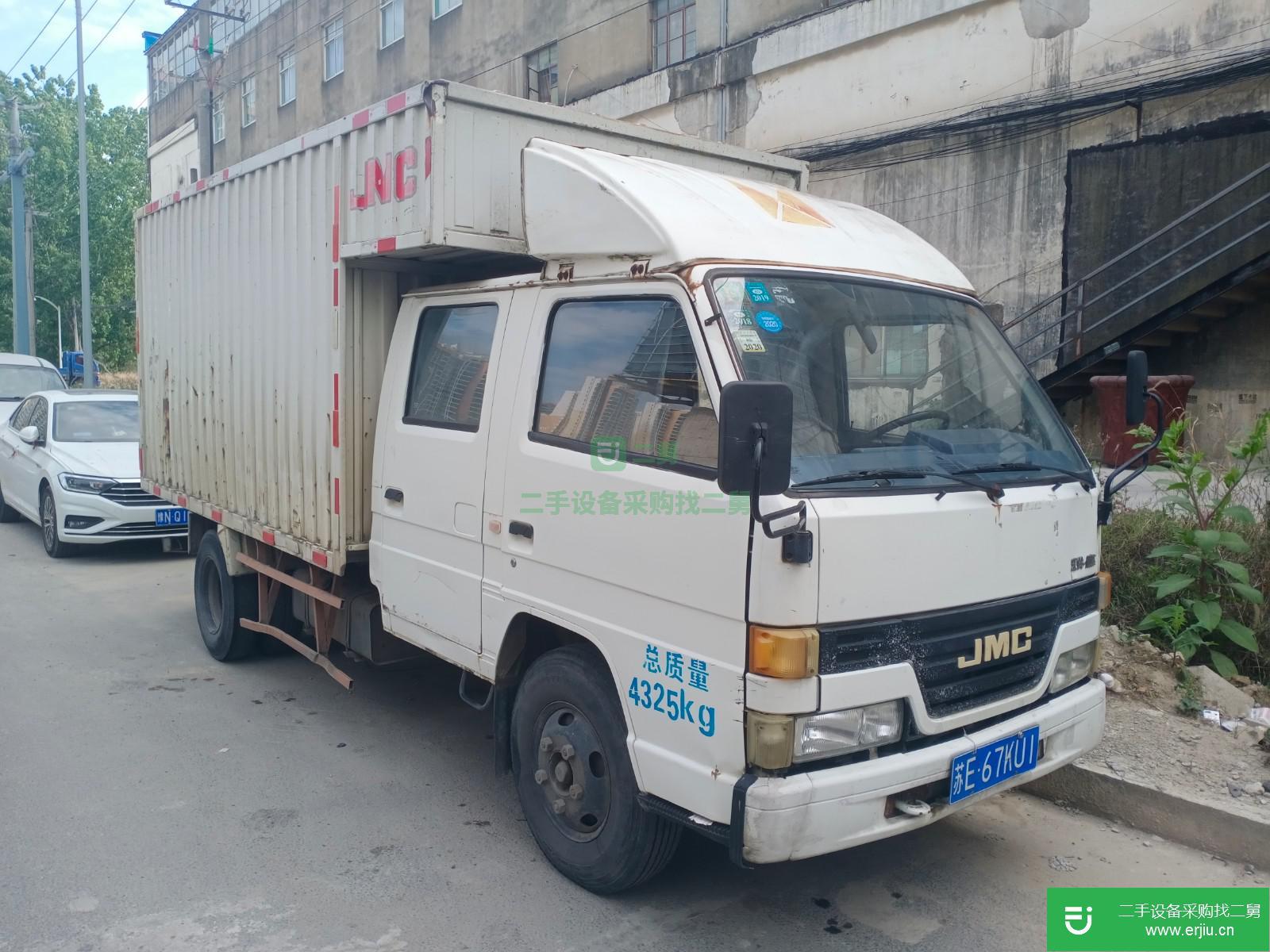 江蘇出售二手江鈴順達輕卡箱式貨車