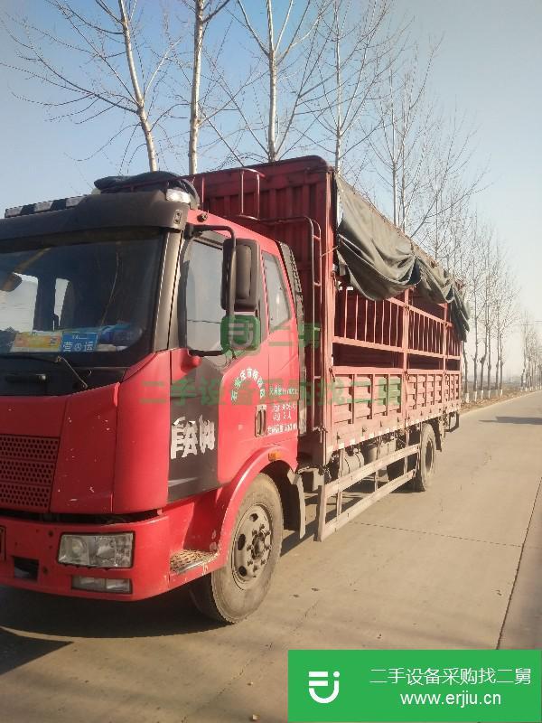 河北出售二手一汽解放高欄載貨車