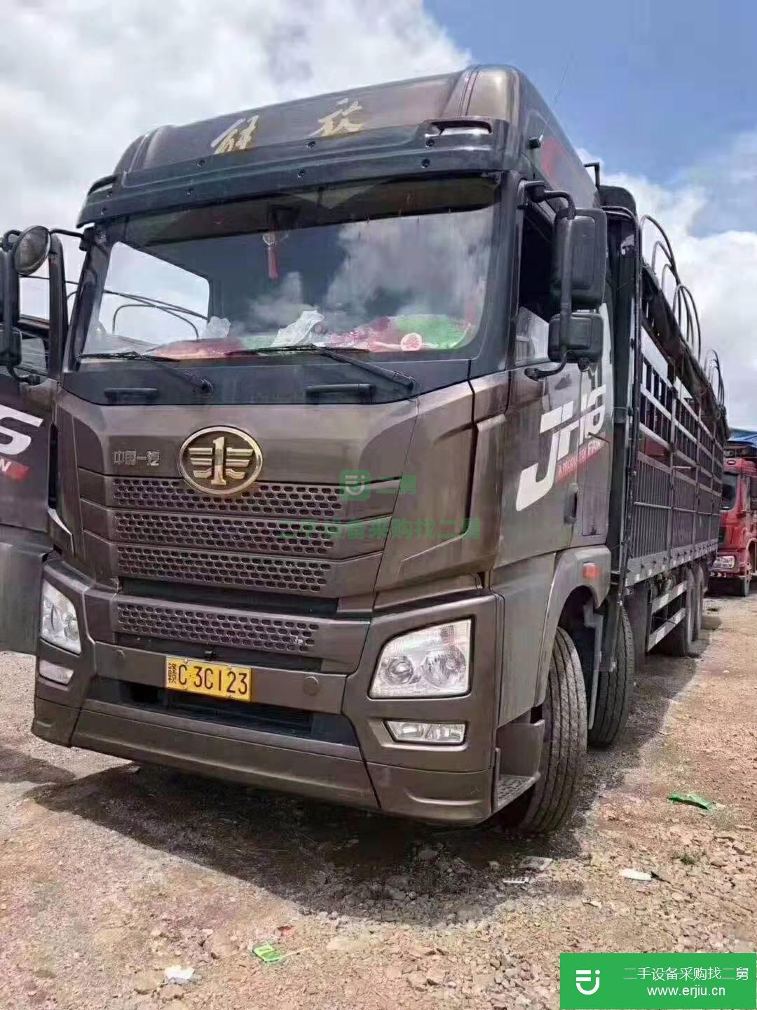 江西出售二手一汽解放高欄載貨車