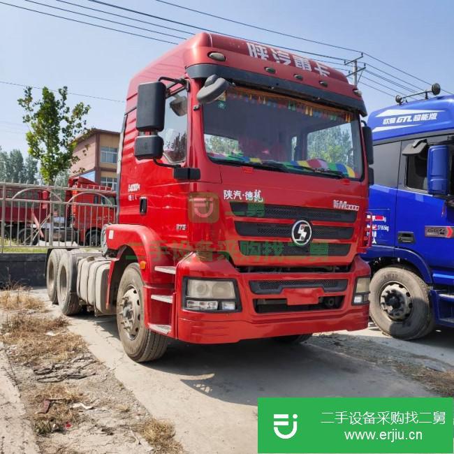 山東出售雙驅輕體陜汽重卡德龍牽引車