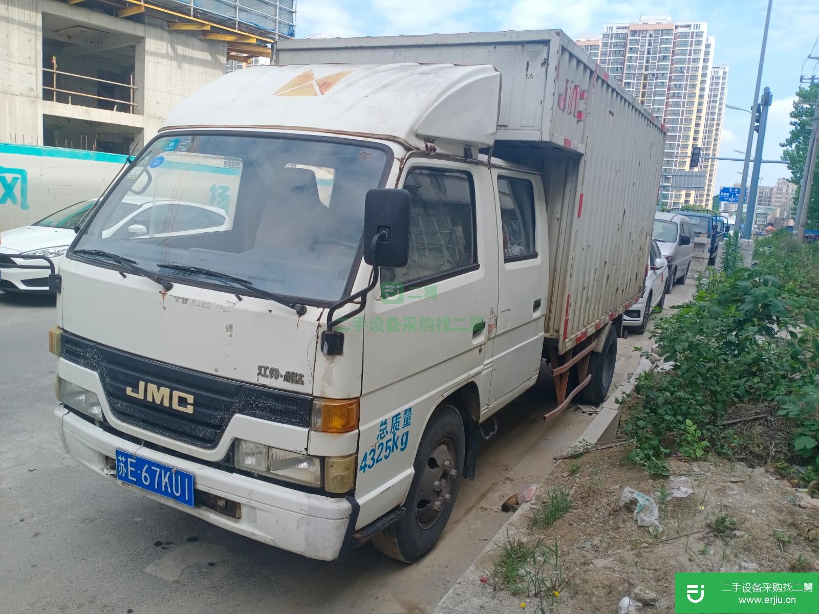 江蘇出售二手江鈴順達輕卡箱式貨車