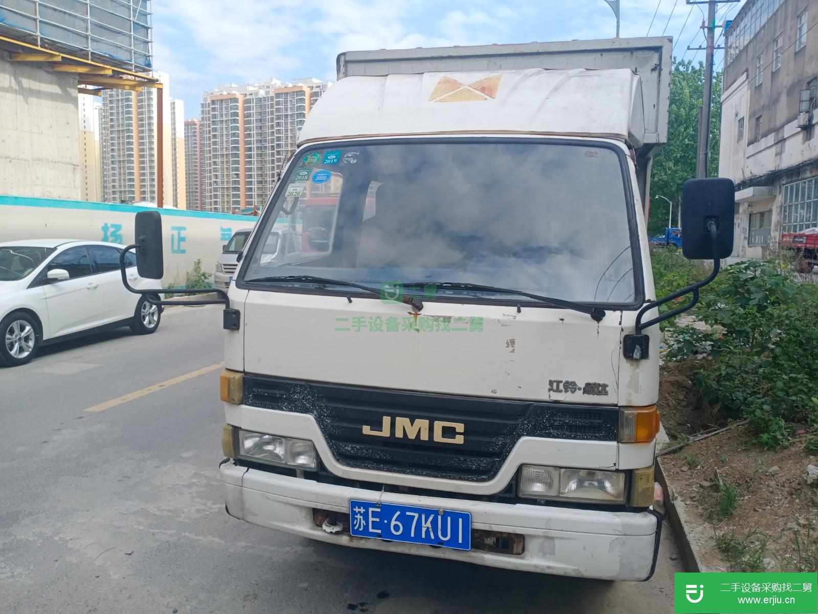 江蘇出售二手江鈴順達輕卡箱式貨車
