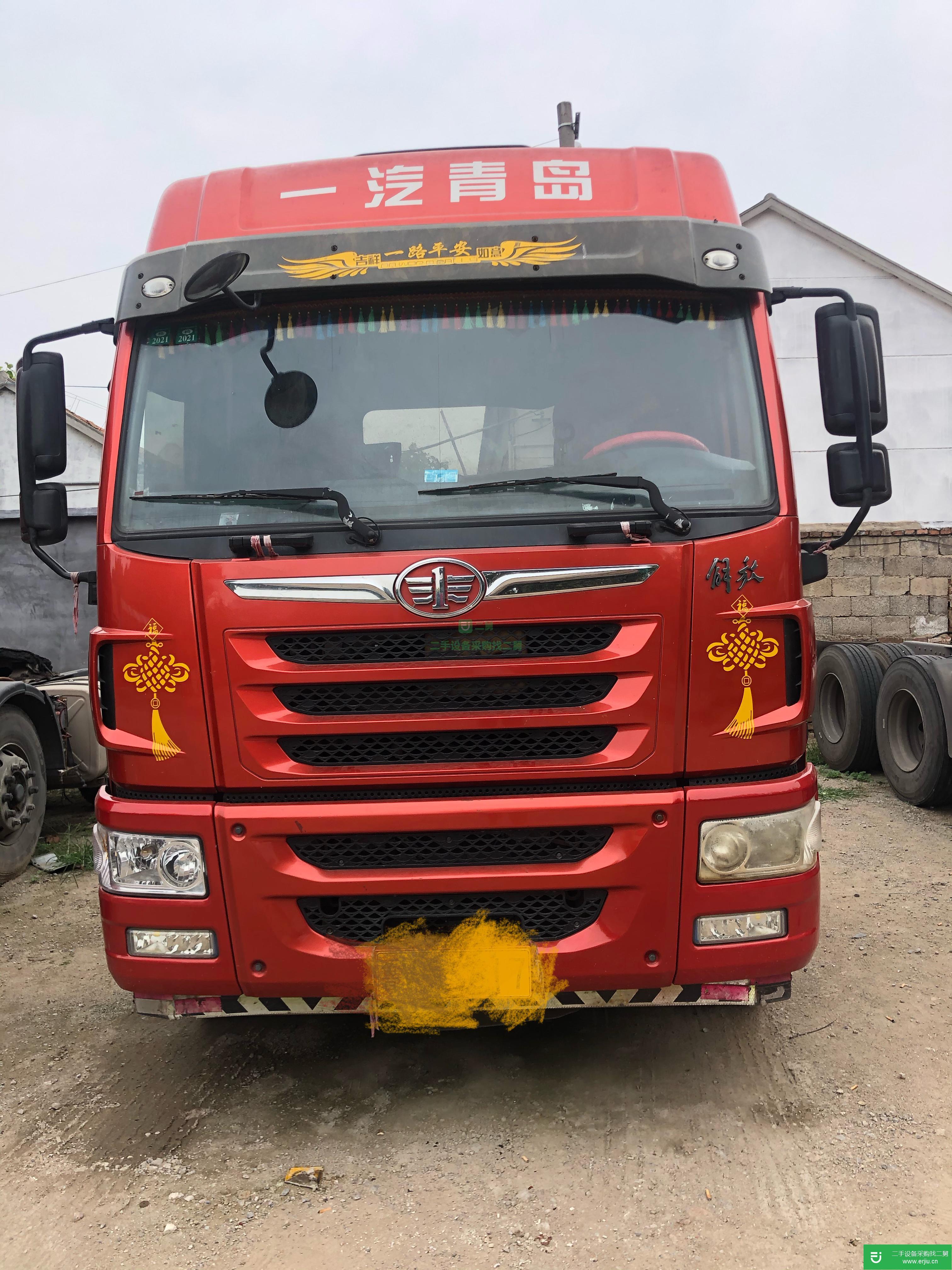 山東出售二手青島解放牽引車