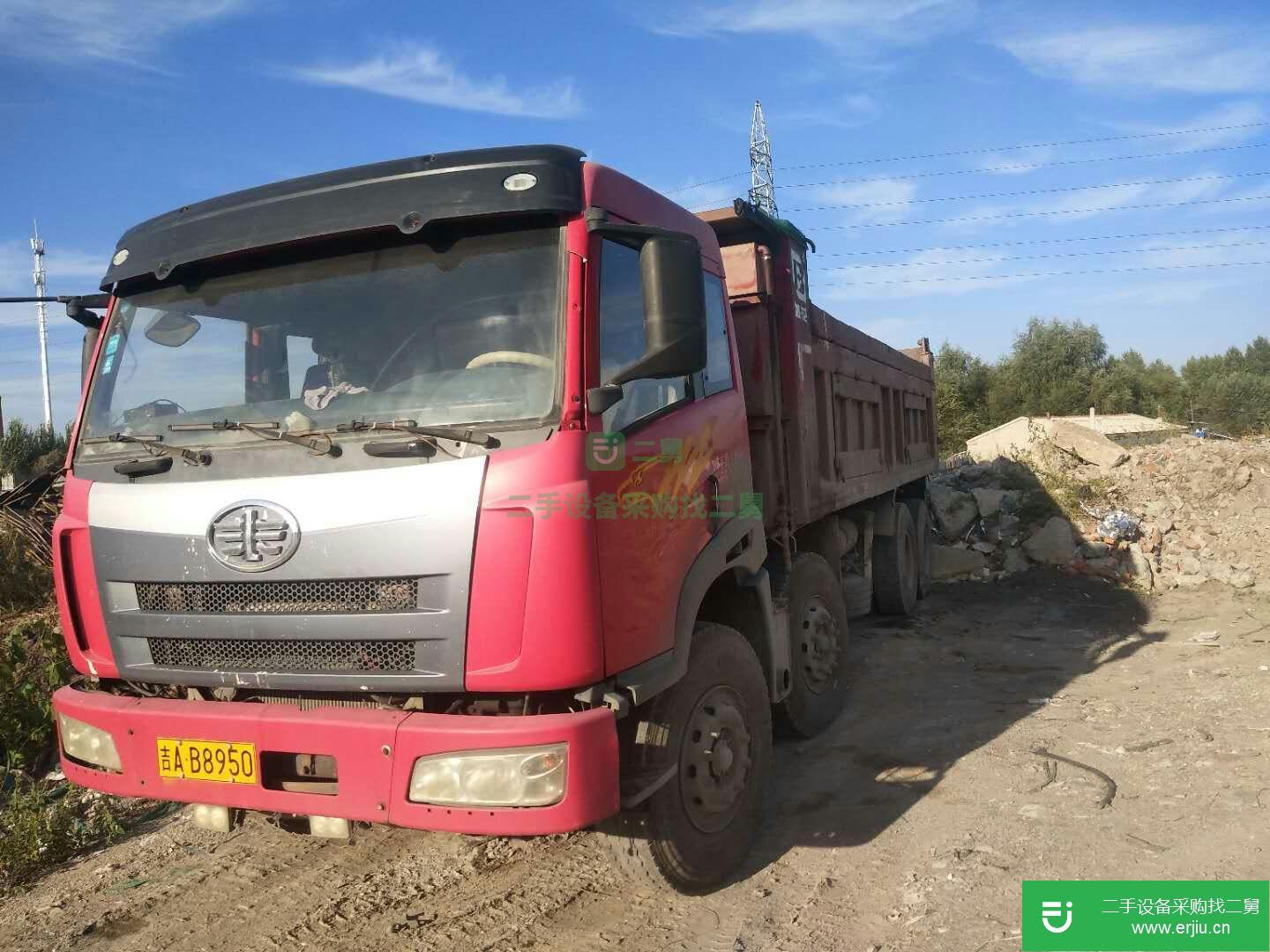 吉林出售二手一汽解放J6L自卸車